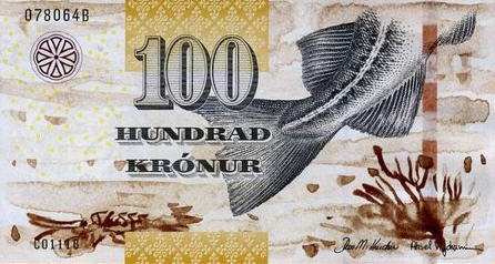 P30 Faeroe Islands 100 Kronur